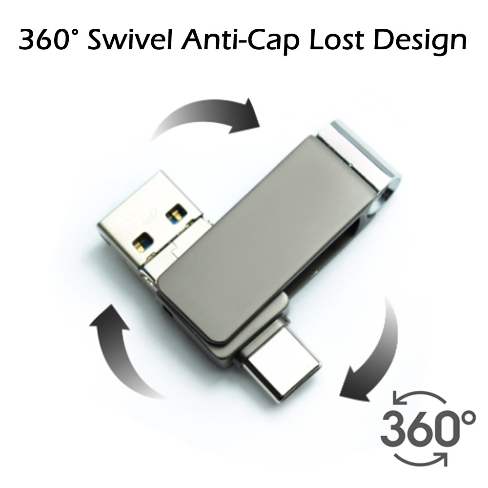 Usb Flash Drive, Usb 3.0 Memory Stick 360 Rotatable Design Photo